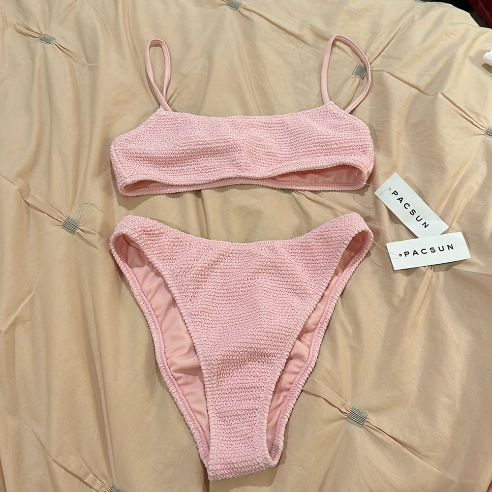 NWT Pacsun LA Hearts Pink Bikini